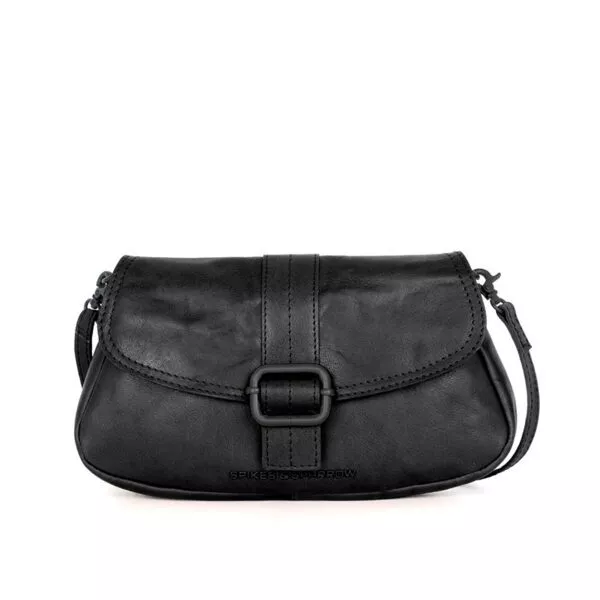 Leren Mini Crossbody / Heuptas - Sylvie - Zwart
