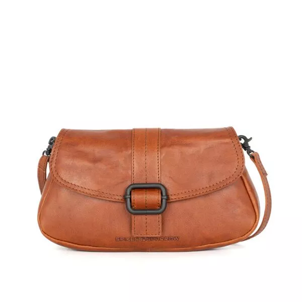 Leren Mini Crossbody / Heuptas - Sylvie - Brandy