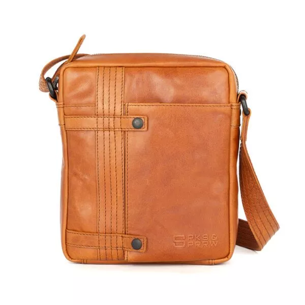 Leren Crossbodytas - Benn - Brandy