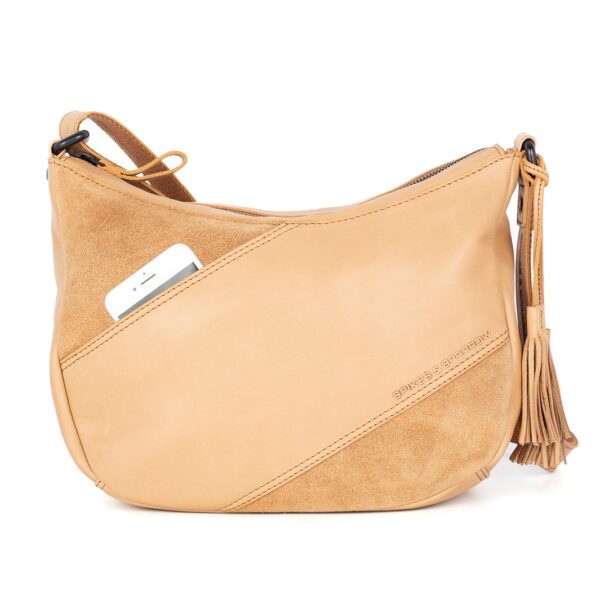 Leren Crossbodytas - Lorain - Camel