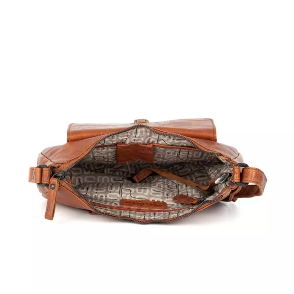 Leather Crossbody Bag - Cheyenne - Brandy