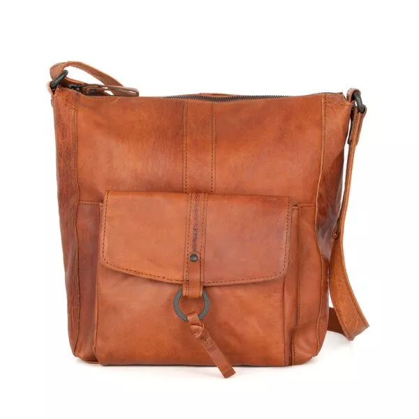 Leren Crossbodytas - Sierra - Brandy