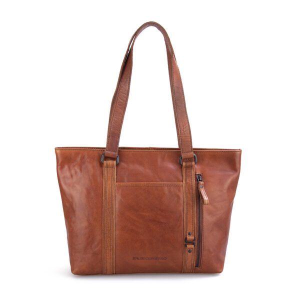 Leren Shopper - Gabby - Brandy
