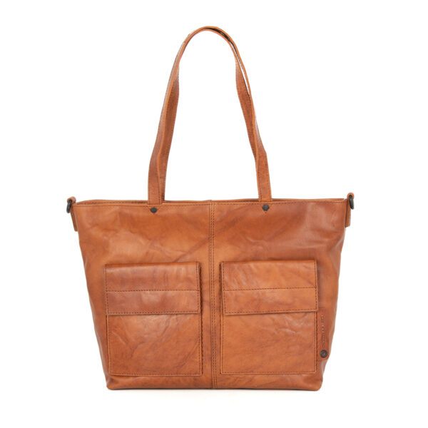 Leren Shopper - Yasmin - Brandy