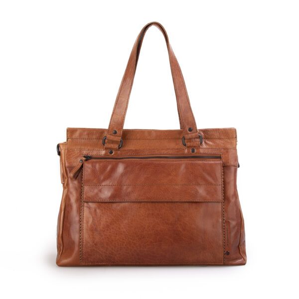 Leren Laptoptas / Schoudertas - Yosemite - Brandy