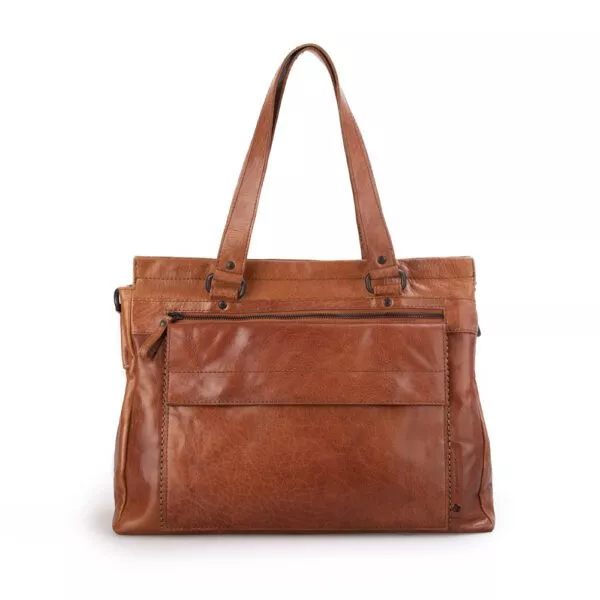 Leren Laptoptas / Schoudertas - Yosemite - Brandy