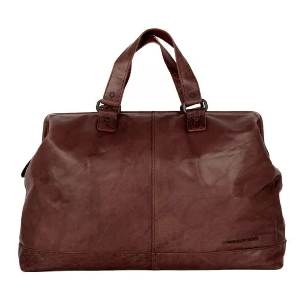 Leren Weekendtas - Silverado - Donker Bruin