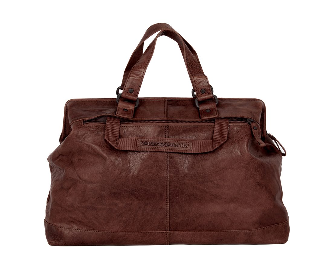 Leather Weekend Bag - Silverado - Dark Brown
