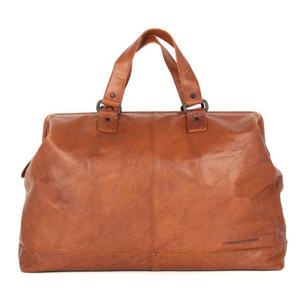 Leren Weekendtas - Silverado - Brandy Cognac