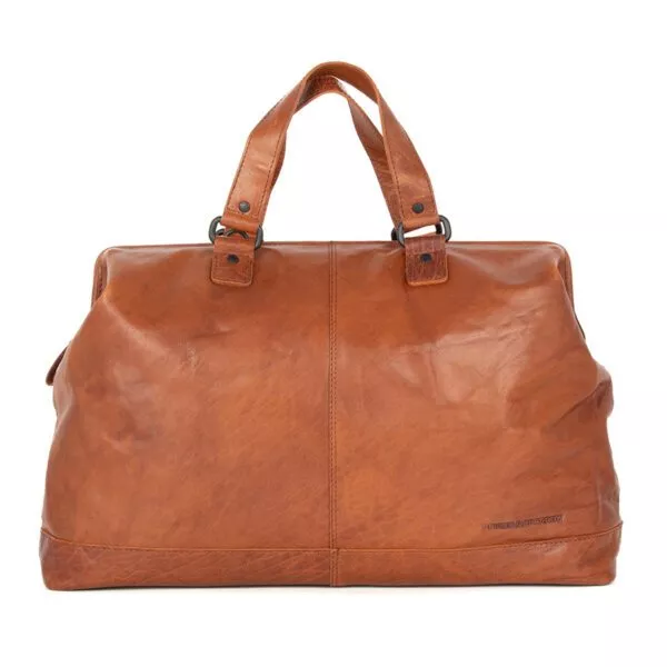 Leren Weekendtas - Silverado - Brandy Cognac