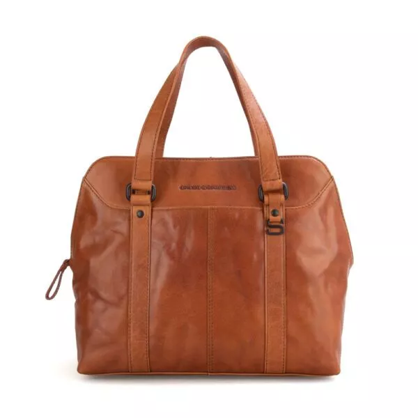 Leren Schoudertas - Lilybeth - Brandy