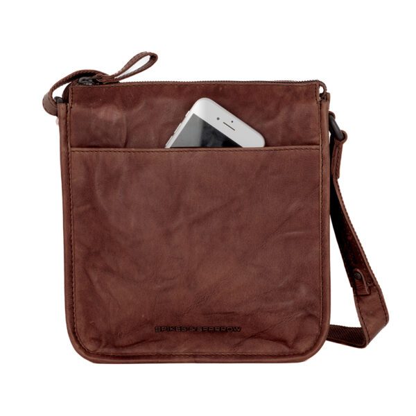 Leren Crossbodytas - Margo - Donkerbruin