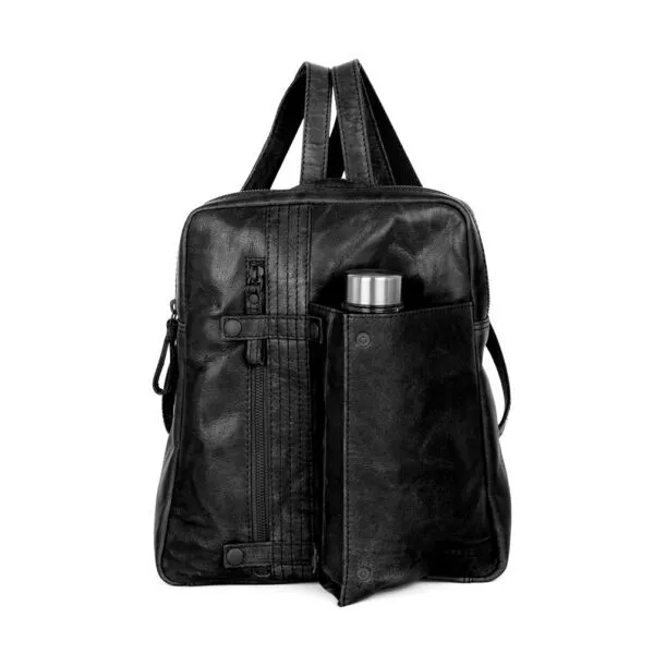 Leren Rugzak - Roxy - Zwart