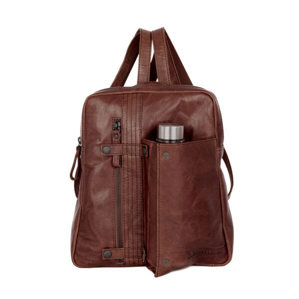 Leren Rugzak - Roxy - Donkerbruin