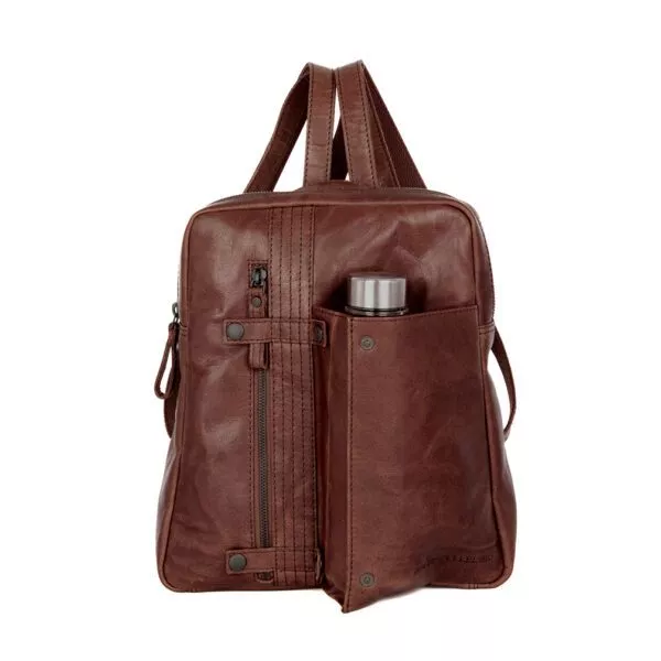 Leren Rugzak - Roxy - Donkerbruin