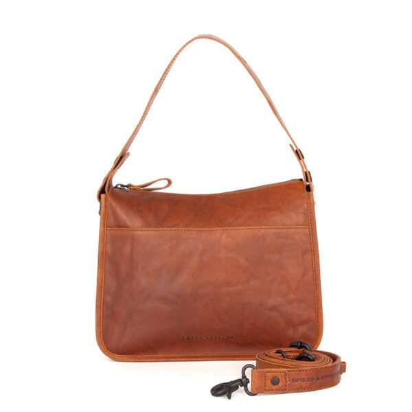 Leren Schouder / Crossbodytas - Chanice - Brandy