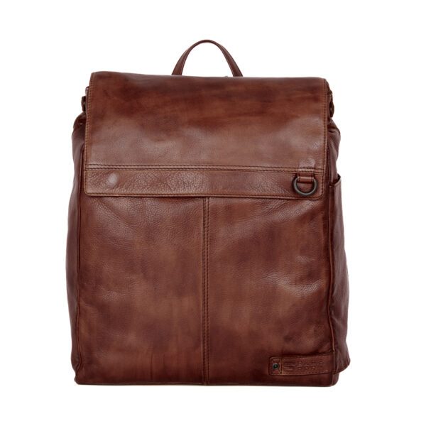 Leren Laptop Rugzak - Ted - Donkerbruin