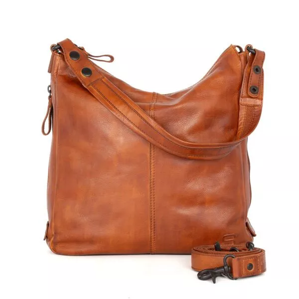 Leren Schouder / Crossbodytas - Gayla - Brandy