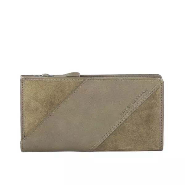 Leren RFID Portemonnee - Afra - Groen