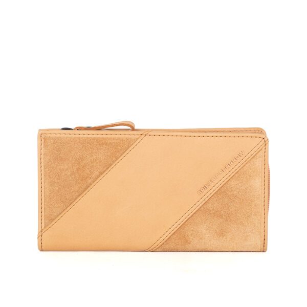 Leren RFID Portemonnee - Afra - Camel