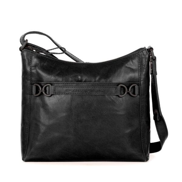 Leren Crossbodytas - Elize - Zwart