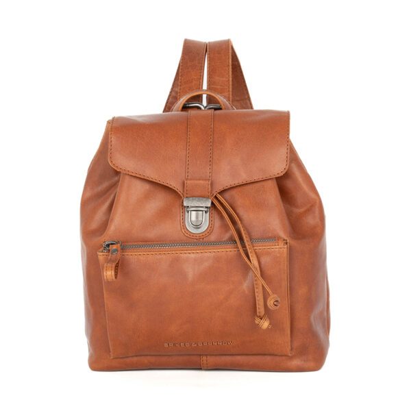 Leren Rugzak - Tamara - Brandy Cognac