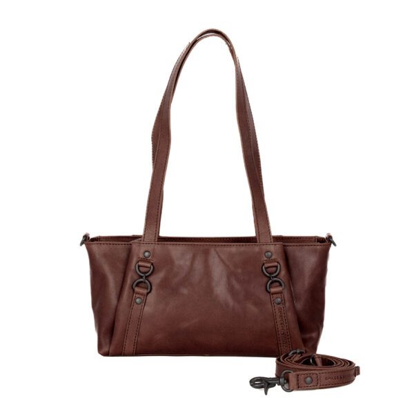 Leren Handtas - Starlet - Donkerbruin