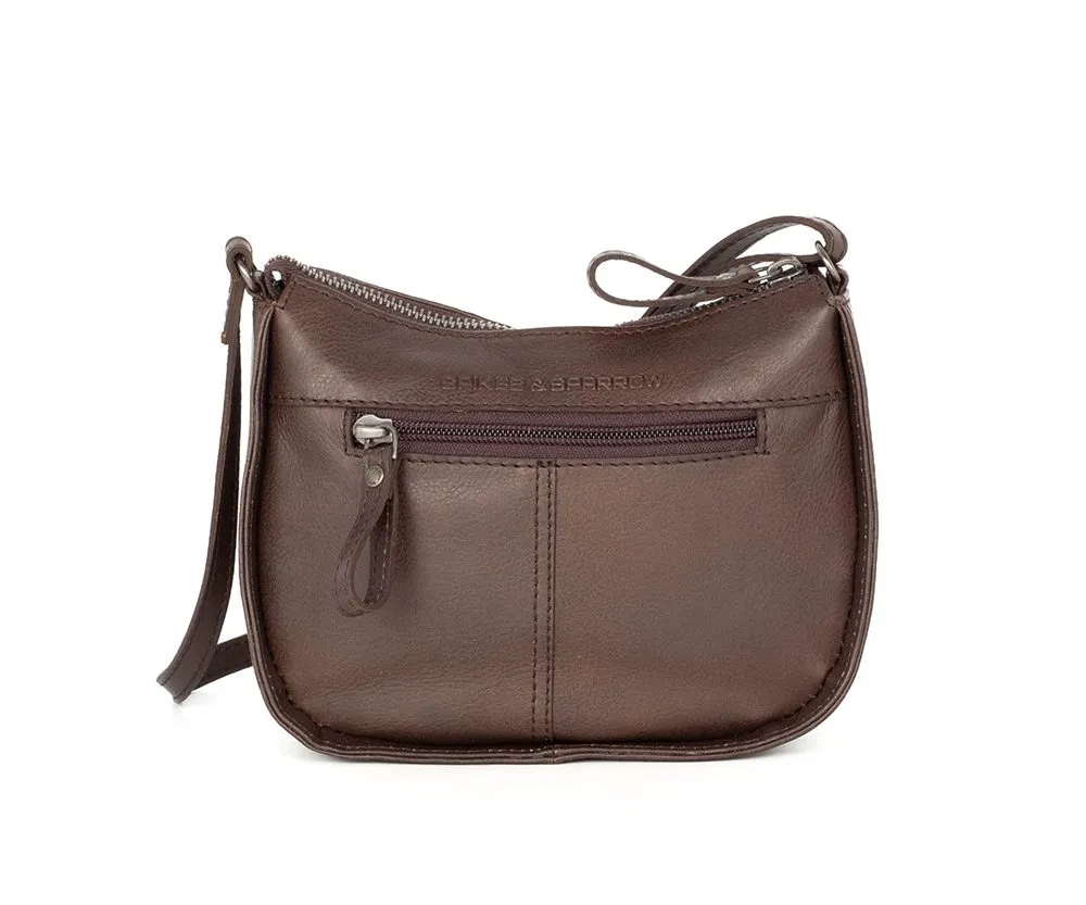 Leren Crossbodytas - Juna - Donkerbruin - Afbeelding 3