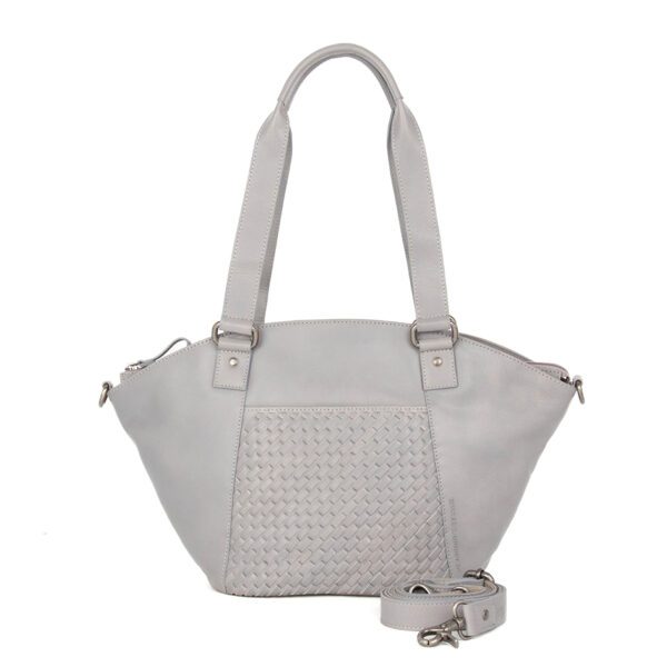 Leren Shopper - Patty - Grijs