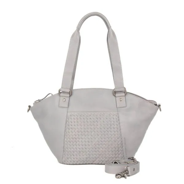 Leren Shopper - Patty - Grijs