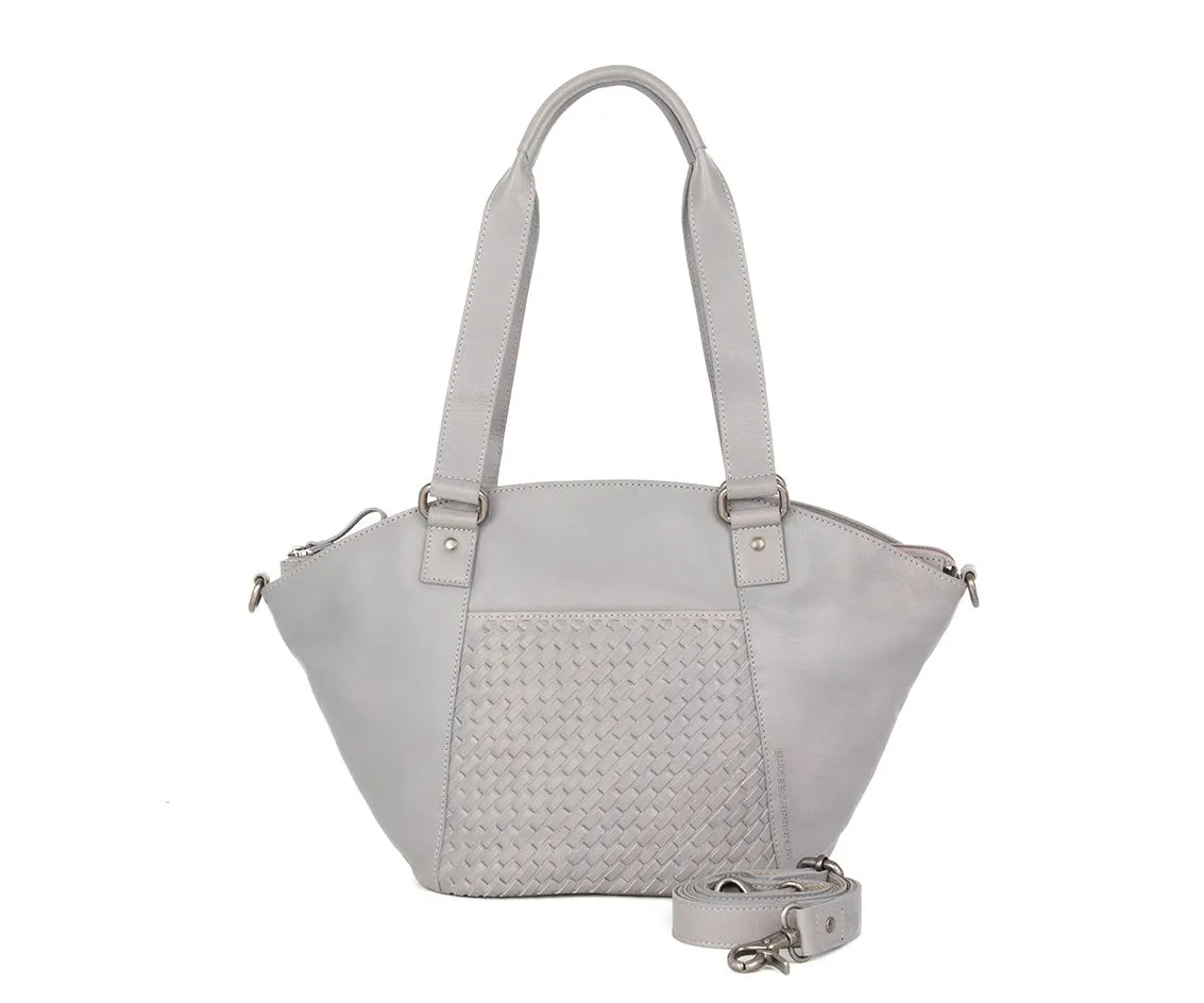 Leren Shopper - Patty - Grijs