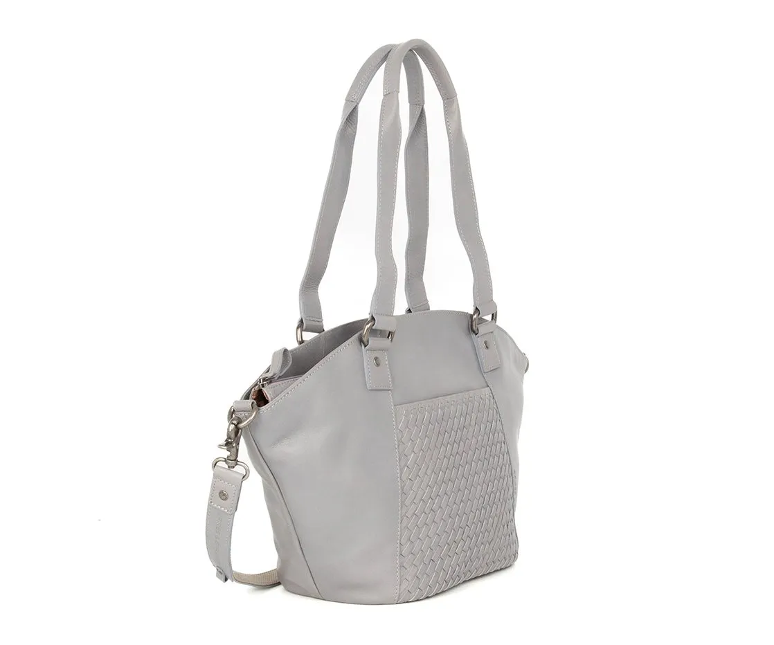 Leren Shopper - Patty - Grijs - Afbeelding 3