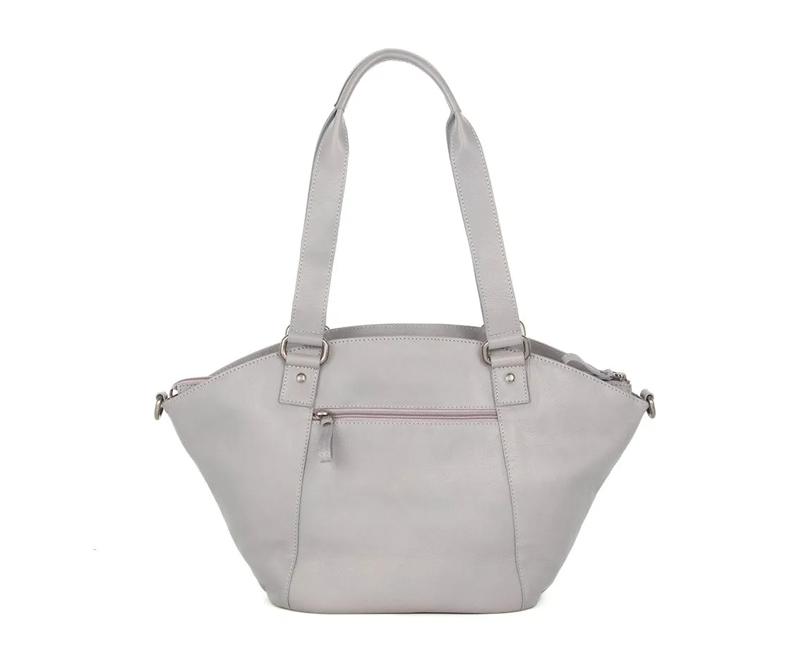 Leren Shopper - Patty - Grijs - Afbeelding 4
