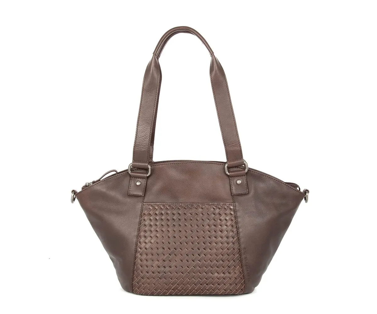 Leren Shopper - Patty - Donkerbruin - Afbeelding 8