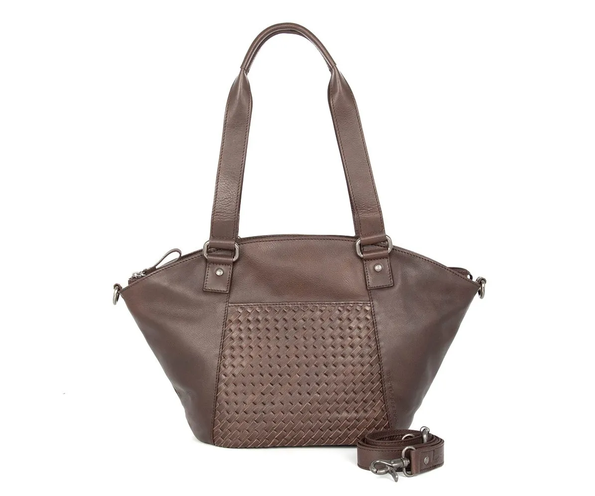 Leren Shopper - Patty - Donkerbruin