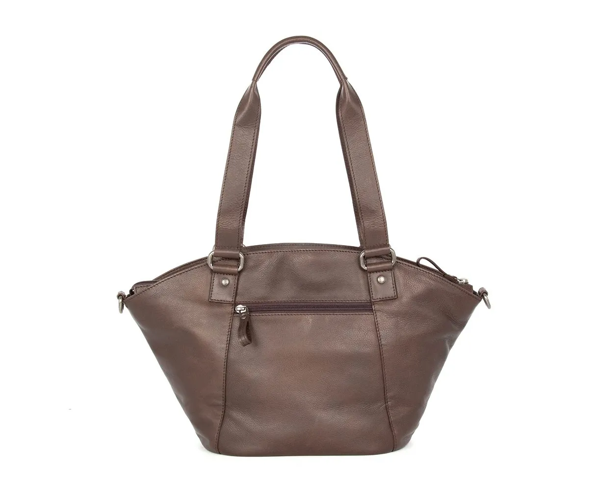 Leren Shopper - Patty - Donkerbruin - Afbeelding 4