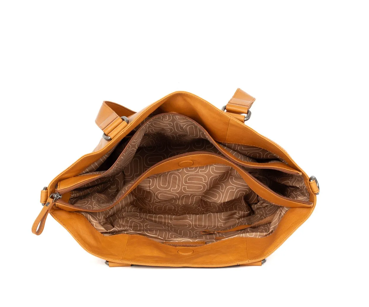 Leren Shopper - Patty - Grijs - Afbeelding 7