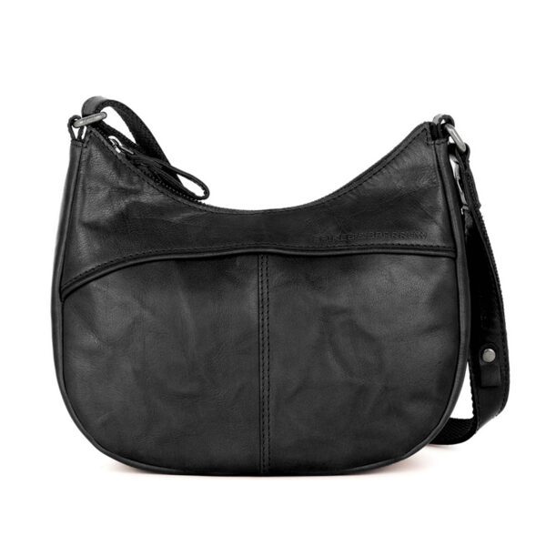 Leren Crossbodytas - Filippa - Zwart