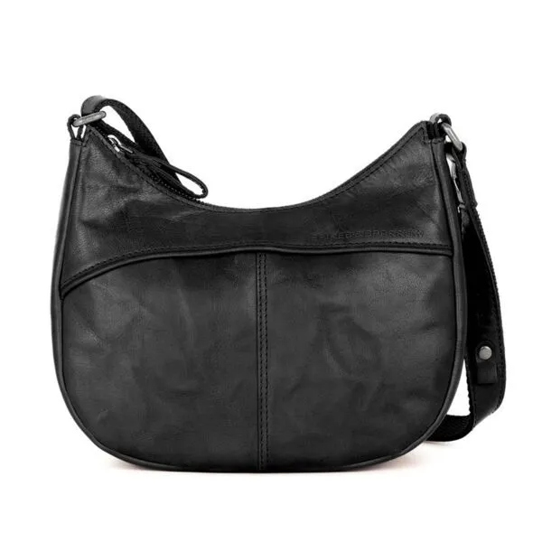 Leren Crossbodytas - Filippa - Zwart