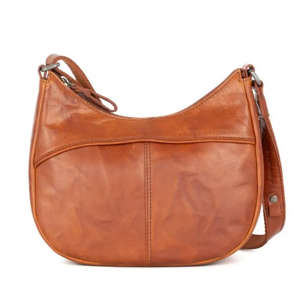 Leren Crossbodytas - Filippa - Brandy Cognac