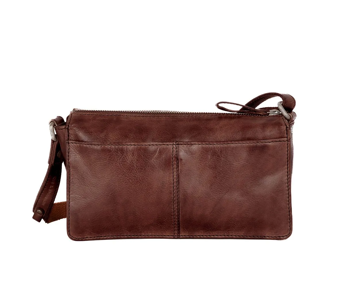 Leren Crossbodytas - Maida - Donkerbruin - Afbeelding 3