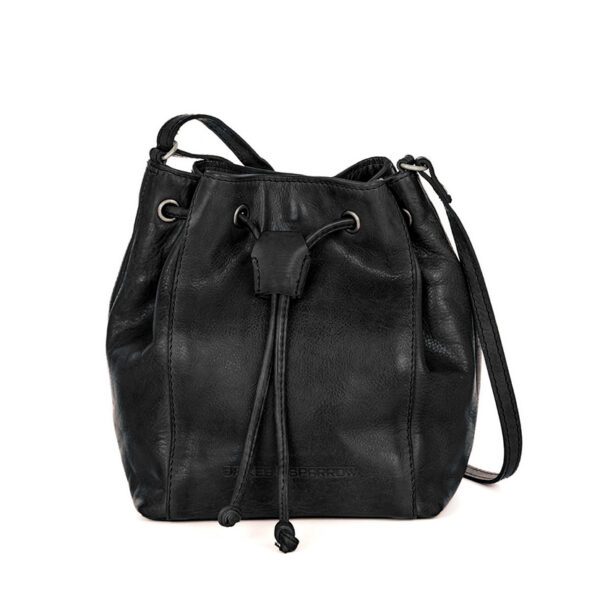 Leren Crossbodytas - Nancy - Zwart