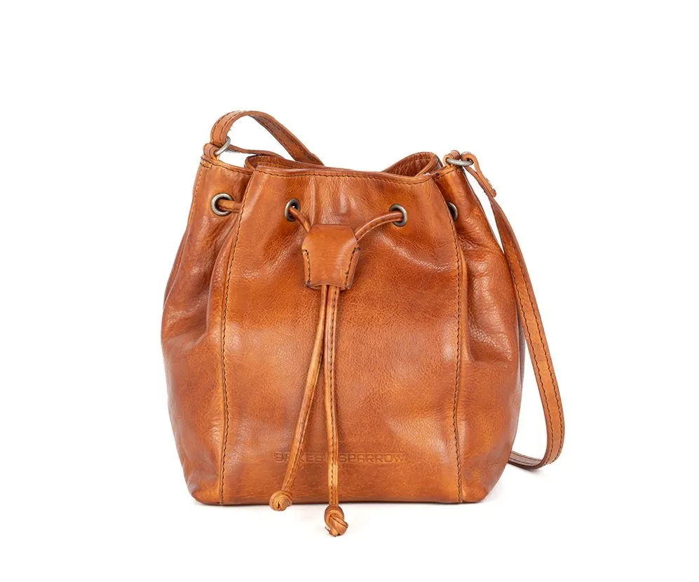 Leren Crossbodytas - Nancy - Brandy Cognac