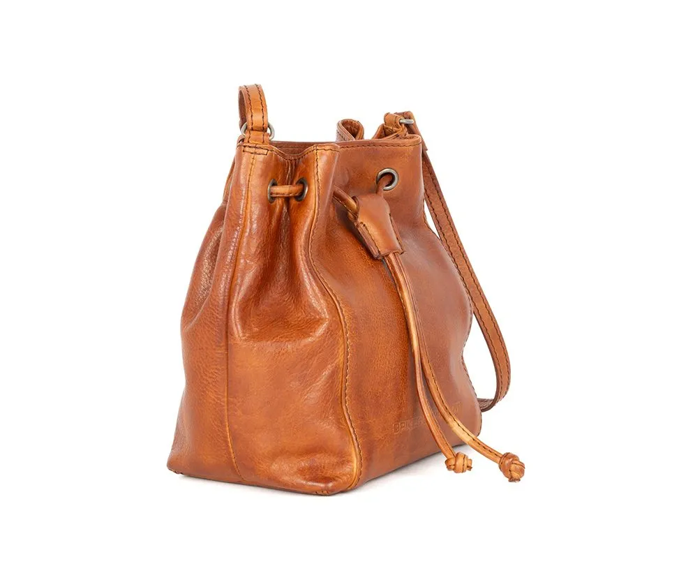 Leren Crossbodytas - Nancy - Brandy Cognac - Afbeelding 2