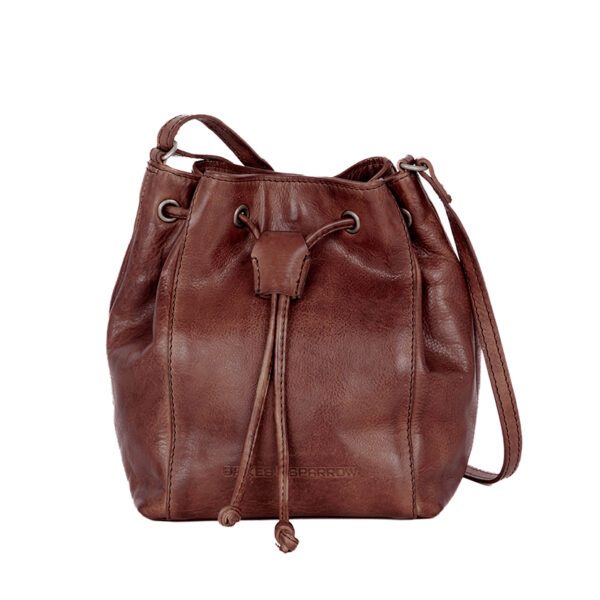 Leren Crossbodytas - Nancy - Donkerbruin