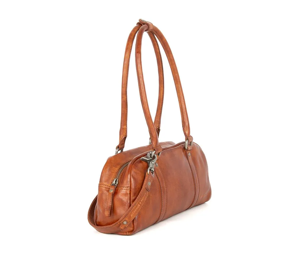Leren Handtas - Lisa - Brandy Cognac - Afbeelding 3