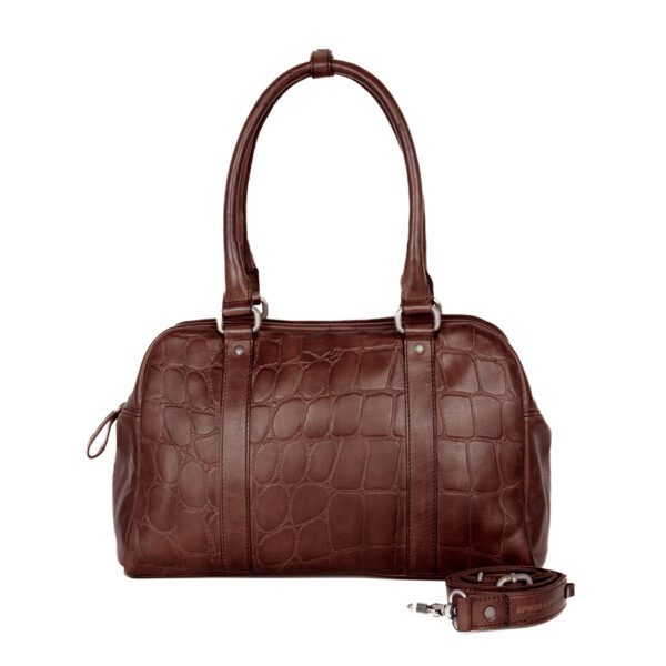 Leren Handtas - Dionne - Donkerbruin
