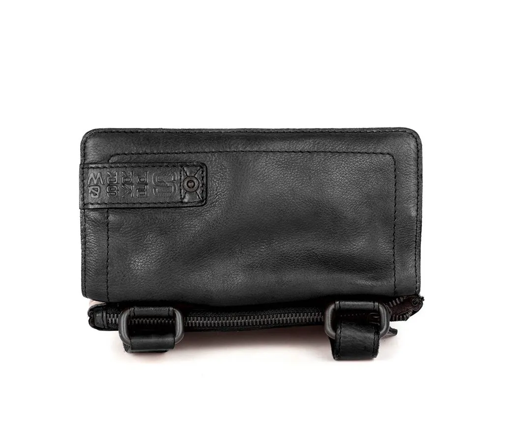 Leren Crossbodytas - Jake - Zwart - Afbeelding 5
