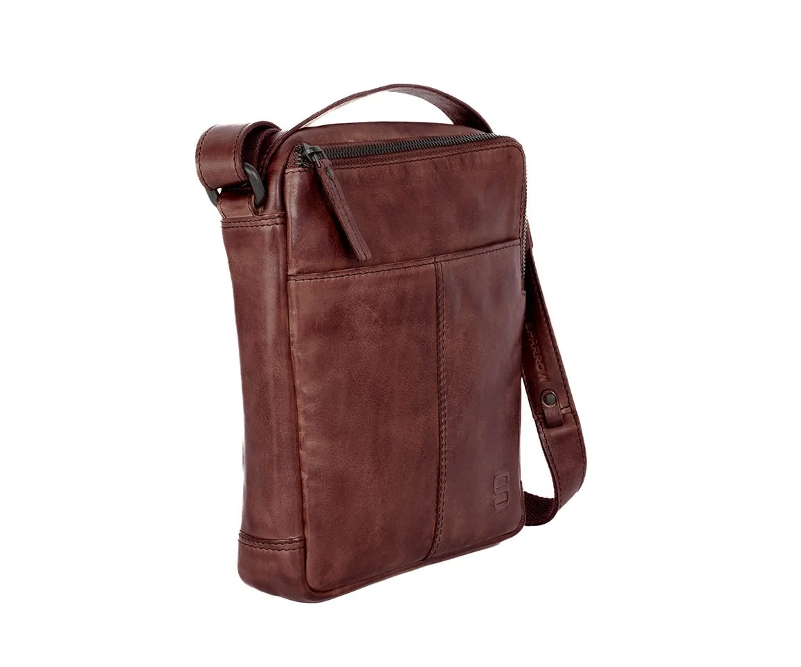 Leren Crossbodytas - Moses - Donkerbruin - Afbeelding 2