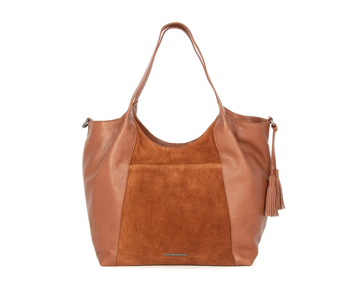 Leren Shopper - Ryana - Mocca - Afbeelding 5